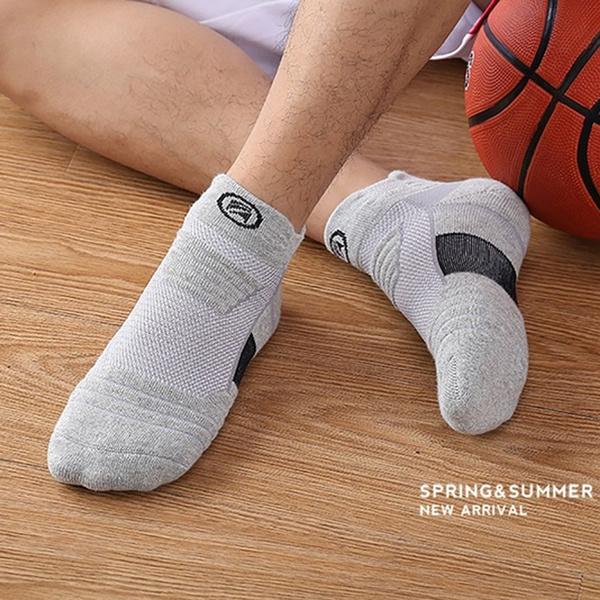 3-Pair: Men's Thick Towel Bottom Breathable Sweat-absorbent Outdoor Sports Running Socks Elite Basketball Sports Socks