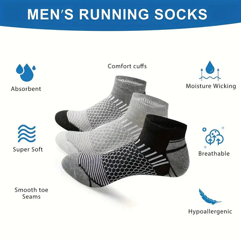 20-Pairs: Men's Outdoor Color Matching Low-Top Socks